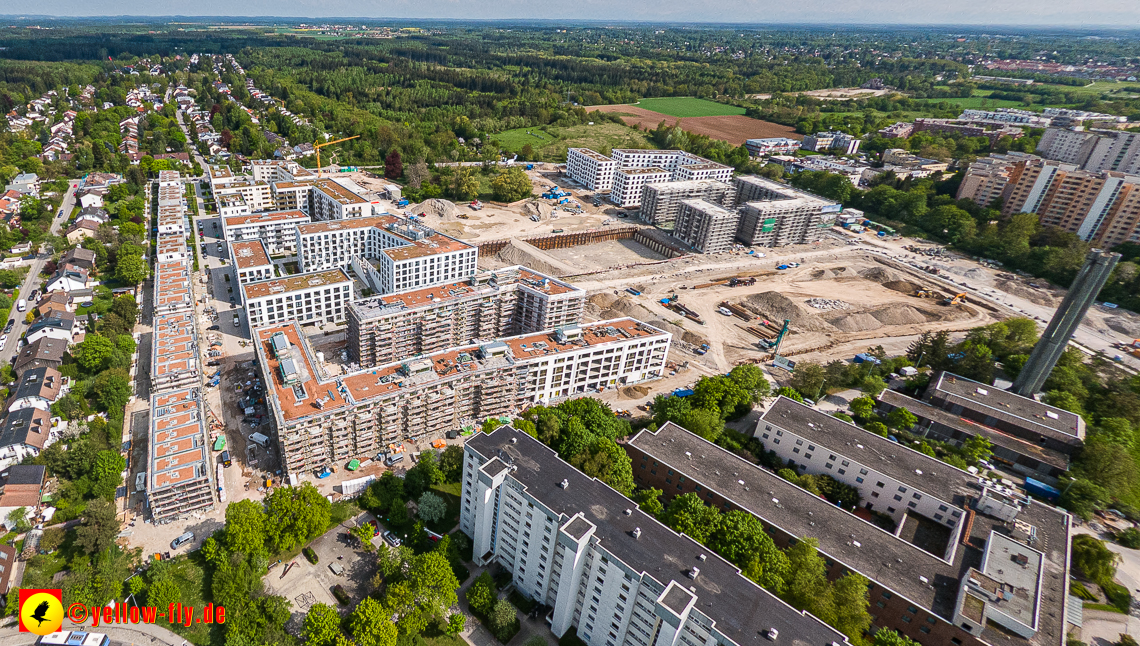 09.05.2023 - Baustelle Alexisquartier und Pandion Verde in Neuperlach